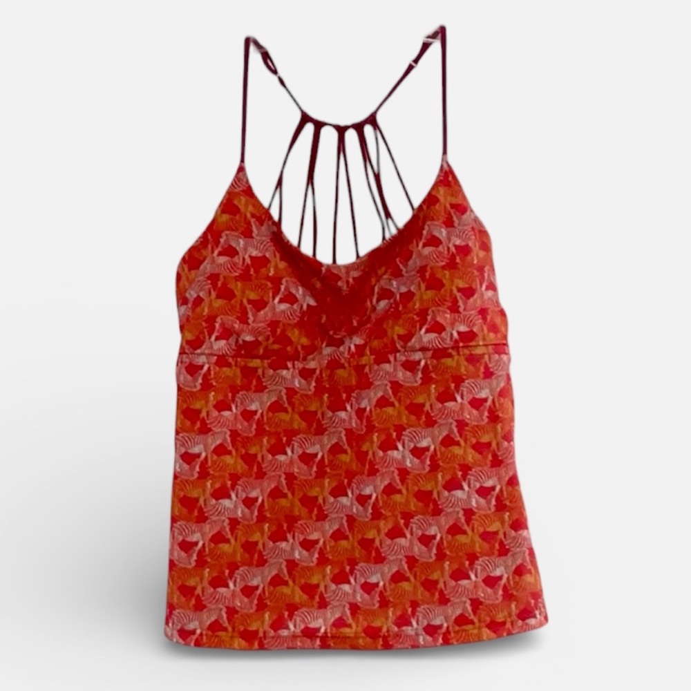 🔥222 10/$50🏄🏻‍♀️ Prana Orange Racerback Swim Top